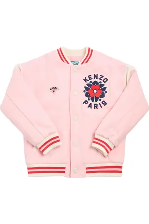 Kenzo Bomberjacke Aus Wollmischung Mit Stickerei
