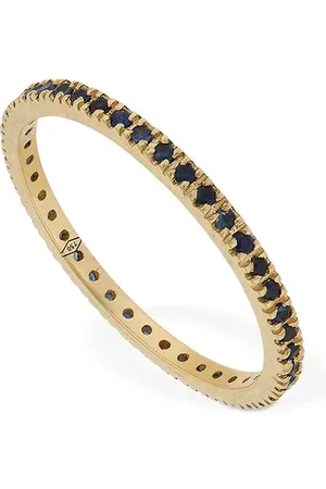 VANZI Annagreta Thin 18kt Gold & Sapphire Ring