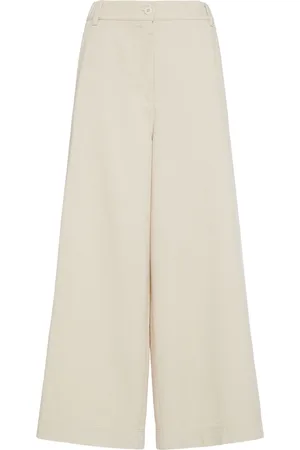 Max Mara Baumwolldrillich-hose „disco“