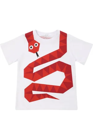 Stella McCartney Bedrucktes T-shirt Aus Baumwolljersey