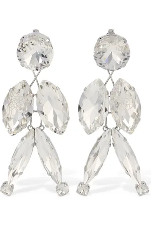 Puccini Crystal Cascade Clip-on Earrings