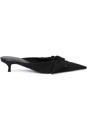 Balenciaga 40mm Hohe Mules Aus Nylon „knife“