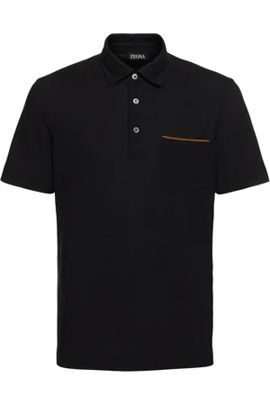Ermenegildo Zegna Kurzärmliger Polo Aus Baumwolljersey