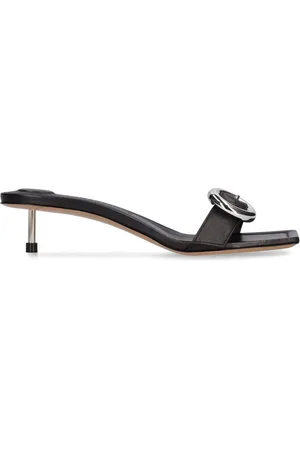 Jacquemus 35mm Hohe Mule-sandaletten Aus Leder „regalo“