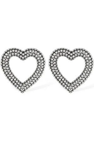 Balenciaga Heart 2.0 Brass Earrings