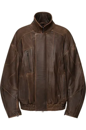 Manokhi Bikerjacke Aus Leder „adwa“
