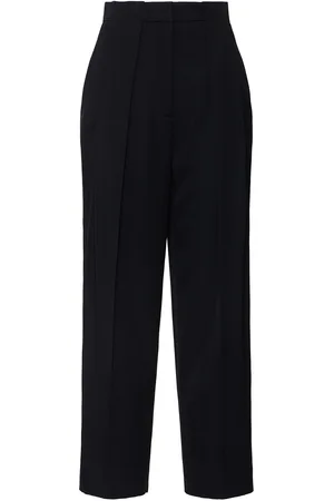 Balmain Weite Hose Aus Grain De Poudre