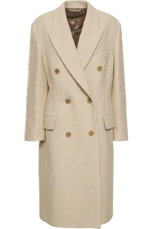Acne Studios Midimantel Aus Schwerem Wollbouclé „ojama“
