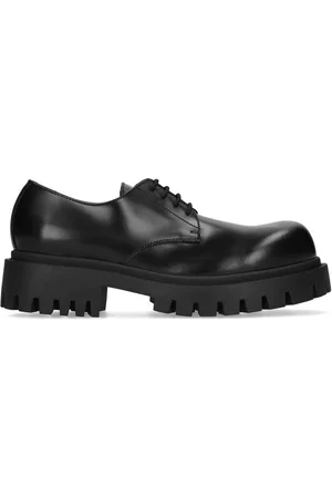 Balenciaga Derby-schnürschuhe Aus Leder „sergent“