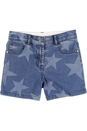 Stella McCartney Shorts Aus Bio-denim Mit Druck