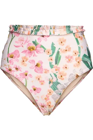 Agua by Agua Bendita Lycra-bikinihose Mit Blumenmuster „nopal“