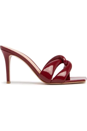 Gianvito Rossi 85mm Hohe Mules Mit Lackleder