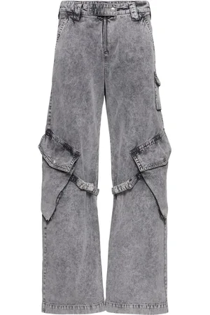 Acne Studios Gerade Cargo-jeans Aus Denim „potinal“