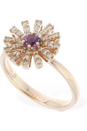 Damiani Margherita Amethyst & Diamond Ring
