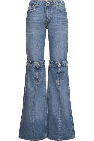 COPERNI Gerade Geschnittene Baumwolljeans „open-knee“