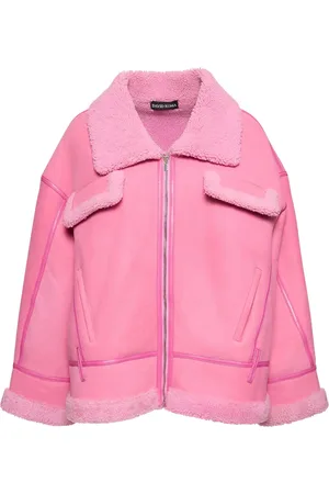 DAVID KOMA Jacke Aus Wildleder Und Shearling
