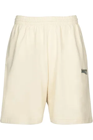 Balenciaga Trainingsshorts Aus Baumwolle Mit Logostickerei