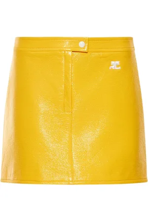 Courrèges Minirock Aus Vinyl