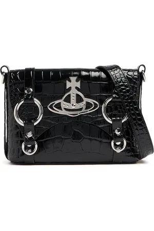 Vivienne Westwood Ledertasche Mit Krokomuster „kim“