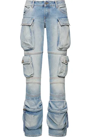 The Attico Cargo-jeans Aus Denim Mit Tiefer Taille „essie“
