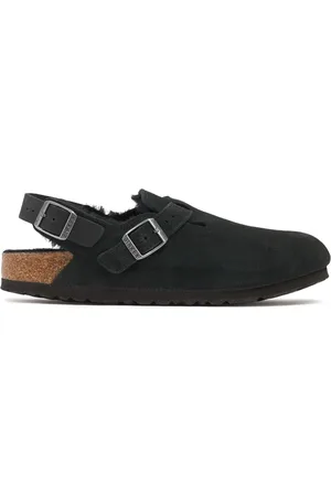 Birkenstock Sandalen Aus Shearling Und Wildleder „tokio“