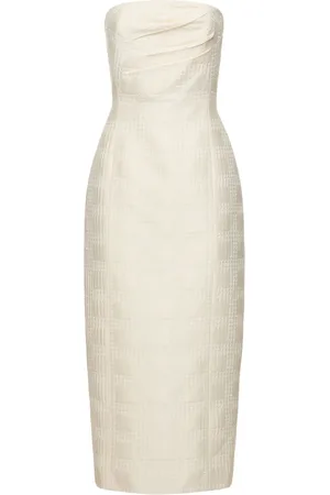 EMILIA WICKSTEAD Trägerloses Midikleid Aus Tweed „lowre“