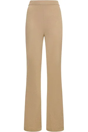 Alberta Ferretti Hoch Geschnittene Hose Aus Jersey Und Lurex