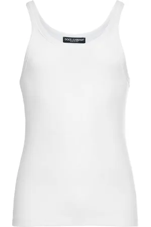 Dolce & Gabbana Tanktop Aus Geripptem Baumwolljersey