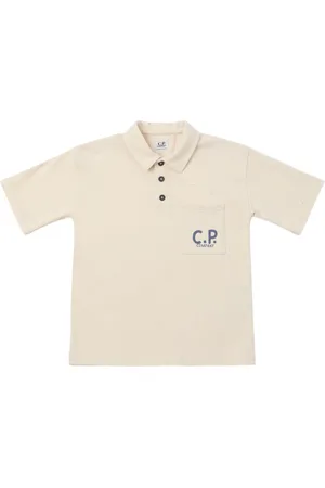 C.P. Company T-shirt Aus Baumwolljersey Mit Logodruck