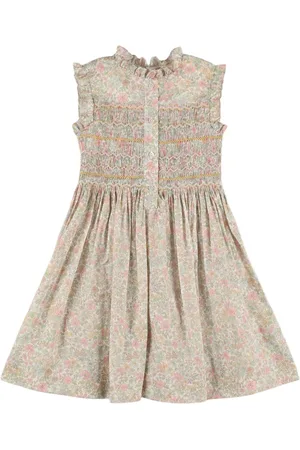 BONPOINT Midikleid Aus Baumwolle Mit Druck