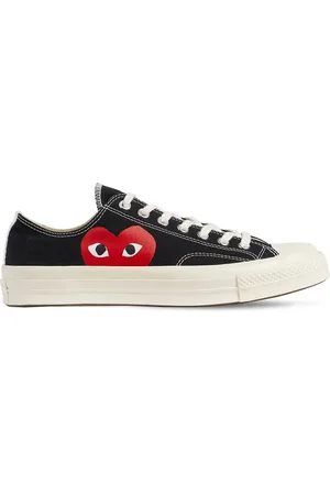 Comme des Garçons 20mm Hohe Baumwollsneakers „converse Play“