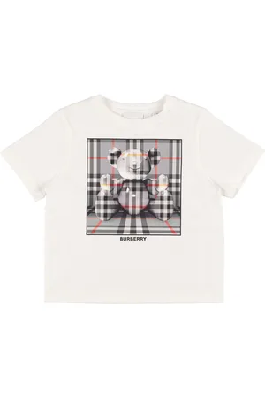 Burberry T-shirt Aus Baumwolljersey Mit Logodruck