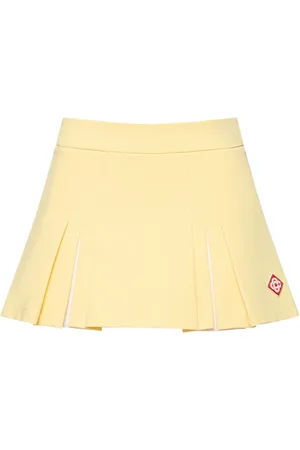 Casablanca Bedruckter Minirock Aus Stretch-twill Mit Plissees