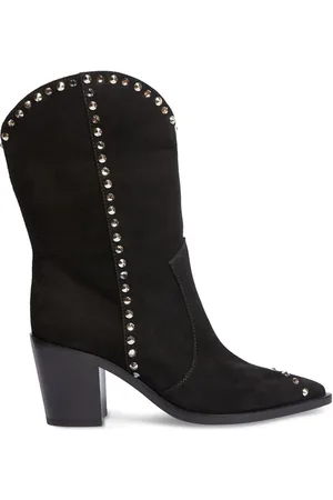 Gianvito Rossi 70mm Hohe Cowboystiefel Aus Wildleder