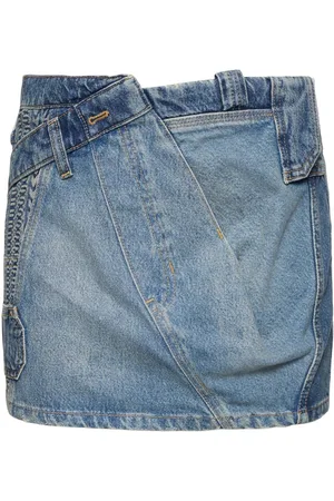 Marc Jacobs Minirock Aus Denim-patchwork