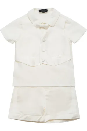 MONNALISA T-shirt Und Shorts Aus Baumwolljersey