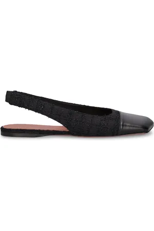 Amina Muaddi 10mm Hohe Tweed-pumps „ane“