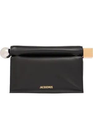Jacquemus Lederclutch „la Pochette Rond Carré“