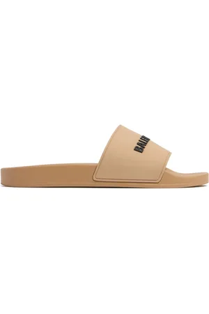 Balenciaga Sandalen Aus Gummi Mit Logo