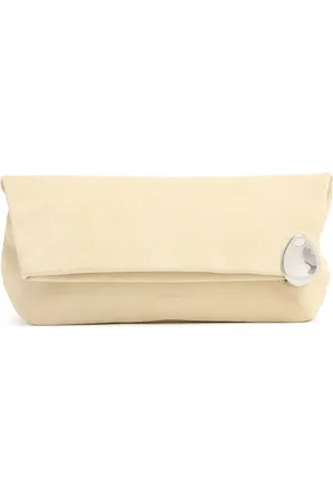 Jil Sander Wildlederclutch „jewel“