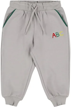 Mini Rodini Jogginghose Aus Bio-baumwolle Mit Abc-stickerei