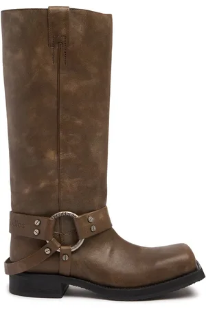 Acne Studios 40mm Hohe Lederstiefel „balius“