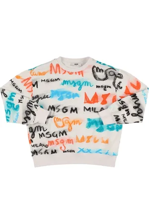 Msgm Sweatshirt Aus Baumwolle Mit Logo