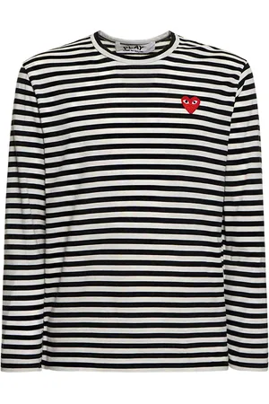 Comme des Garçons Hemd Aus Baumwolle Mit Herzpatch