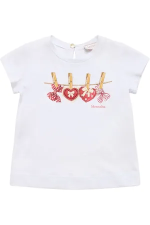 MONNALISA Printed Cotton Jersey T-shirt