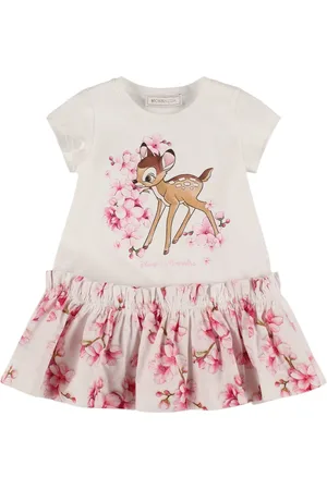 MONNALISA Kleid Aus Baumwollmischjersey Mit Druck
