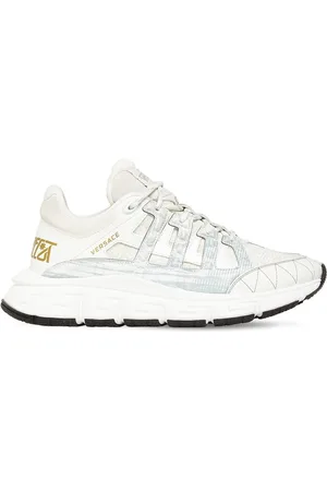 VERSACE 40 Mm Hohe Sneakers Mit Tri Greca-logo-print