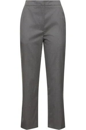 Loulou Studio Hohe, Gerade Hose Aus Wolle „dorkas“
