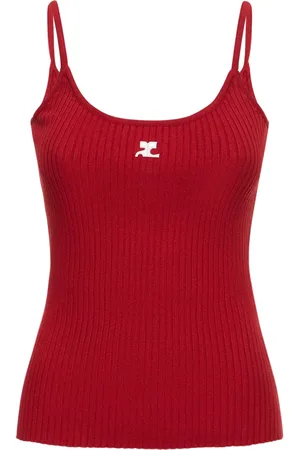 Courrèges Tanktop Aus Wollstrick