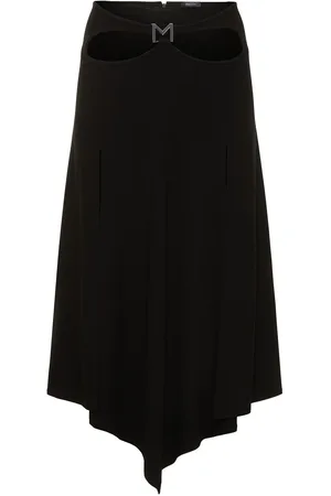 MUGLER Midirock Aus Jersey Mit Ausschnitt